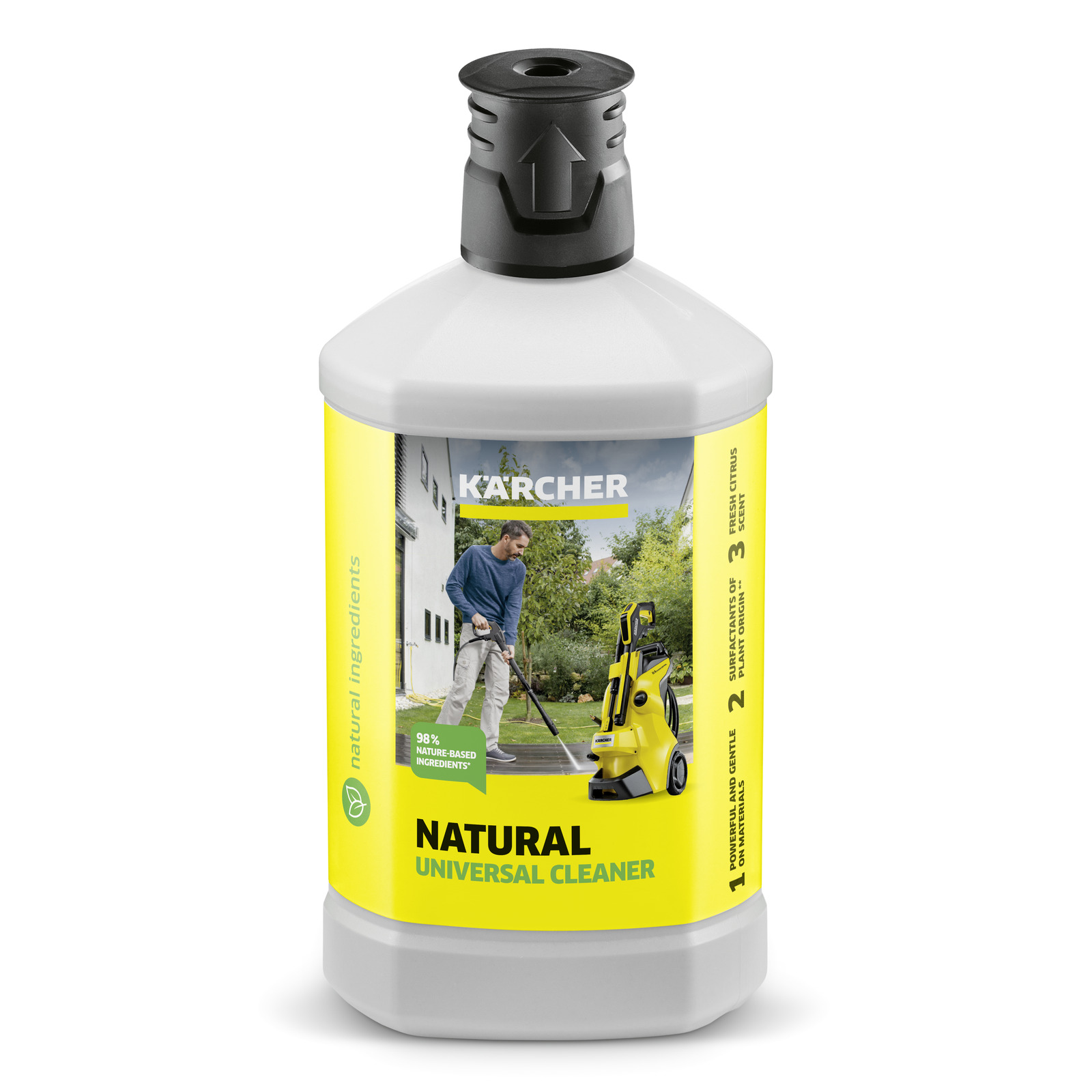 Bidon d’un litre de nettoyant universel naturel Kärcher RM 626N